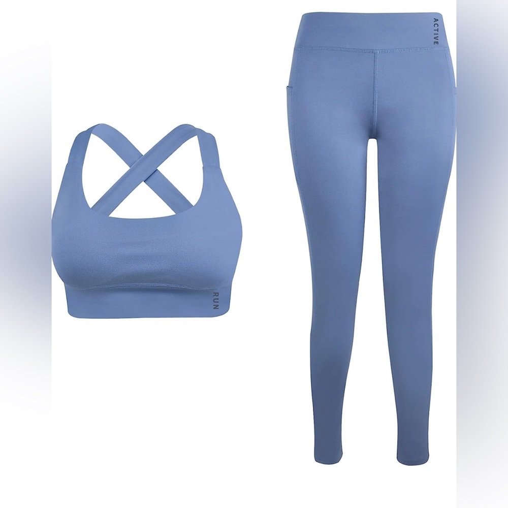 NWT-Powerflower Sport 2pcs Tracksuit Gym Set